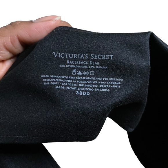 Victoria's Secret Women's Black Racerback Demi Bra - Picture 4 of 4